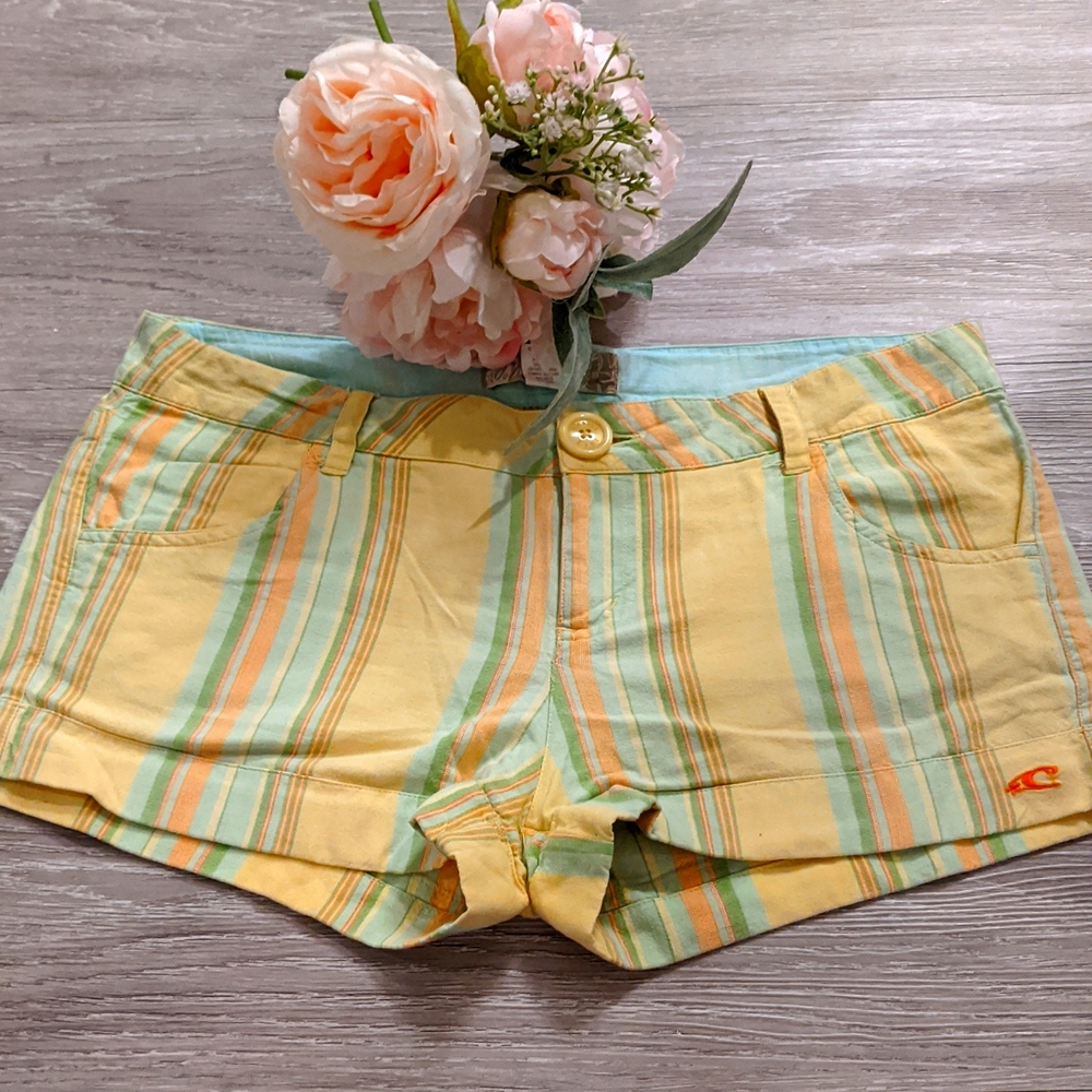 Striped~Shorts
